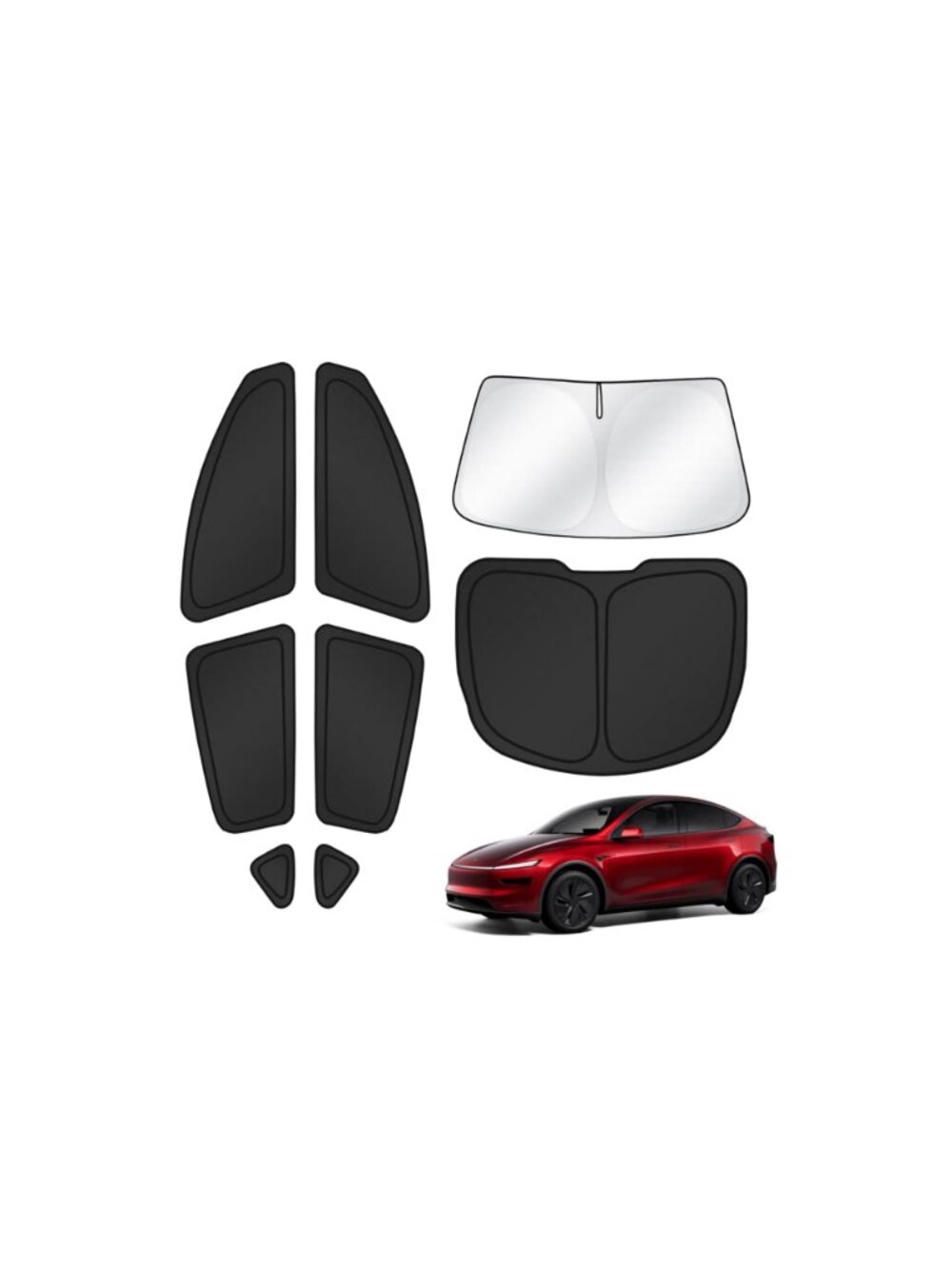 TGBROS Sunshade Set for Tesla Model Y Juniper 2025-2026 8-Piece Full Set